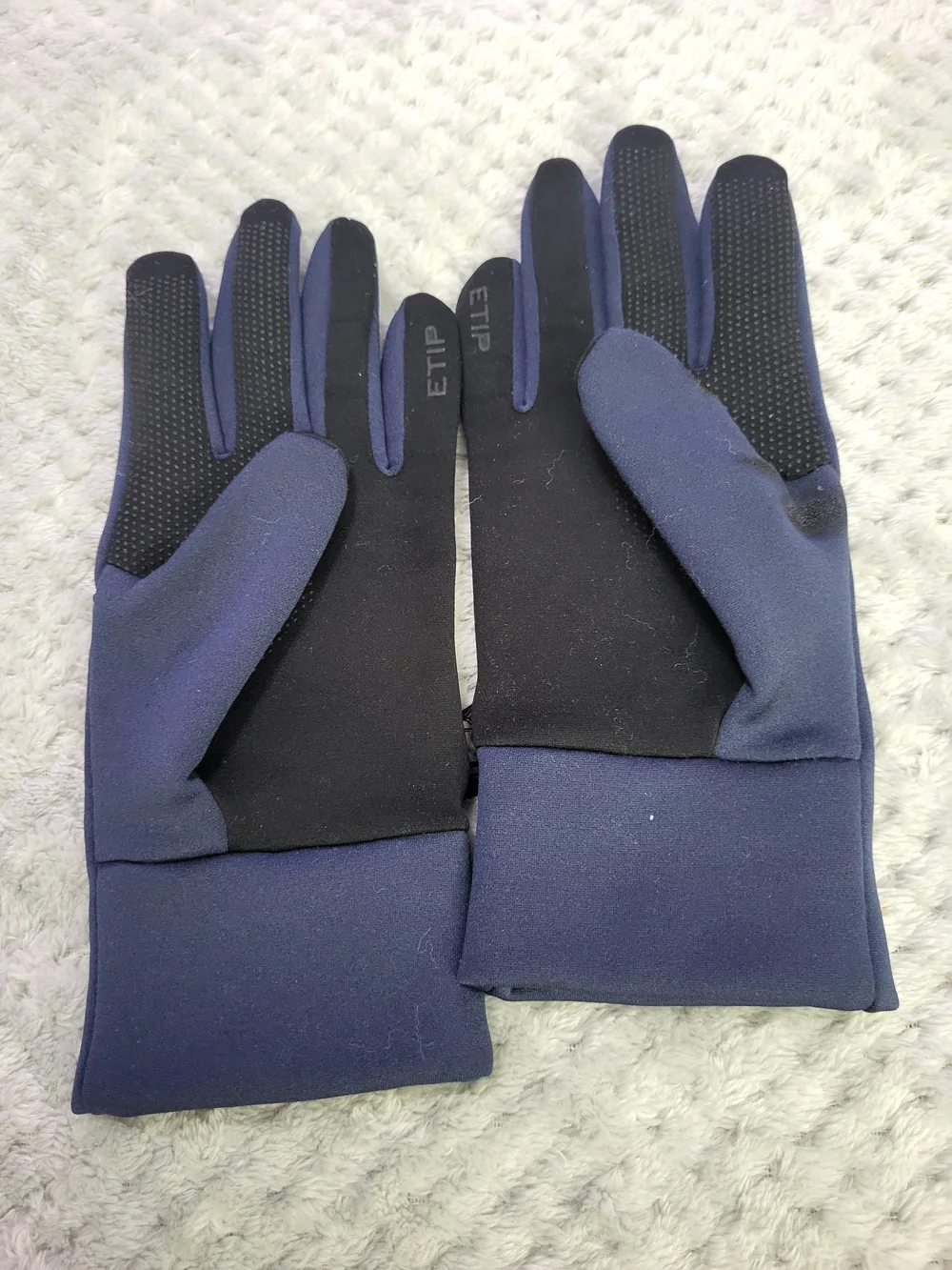 The North Face Navy Touchscreen Gloves Medium